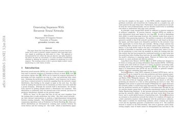 Generating Sequences With Recurrent Neural Networks