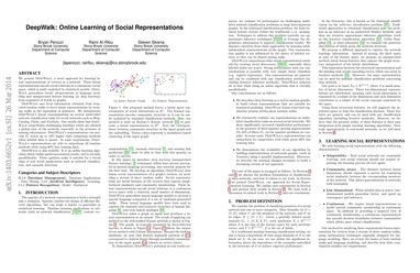 DeepWalk: Online Learning of Social Representations