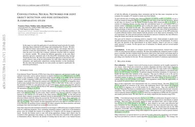 Convolutional Neural Networks for joint object detection and pose estimation: A comparative study