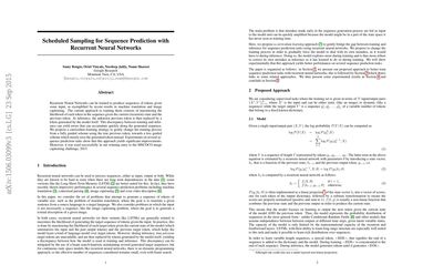 Scheduled Sampling for Sequence Prediction with Recurrent Neural Networks
