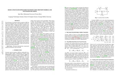 EESEN: End-to-End Speech Recognition using Deep RNN Models and WFST-based Decoding