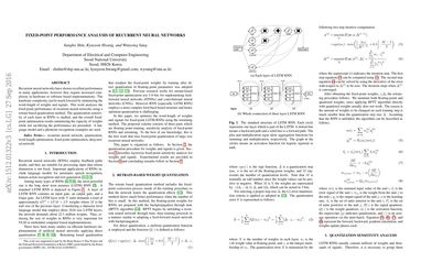 Fixed-Point Performance Analysis of Recurrent Neural Networks