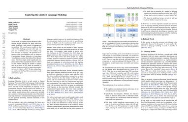 Exploring the Limits of Language Modeling