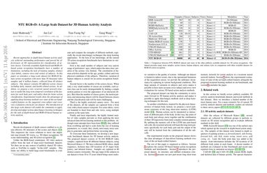 NTU RGB+D: A Large Scale Dataset for 3D Human Activity Analysis