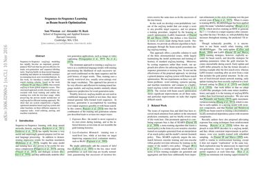 Sequence-to-Sequence Learning as Beam-Search Optimization
