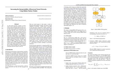 Increasing the Interpretability of Recurrent Neural Networks Using Hidden Markov Models