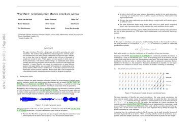 WaveNet: A Generative Model for Raw Audio