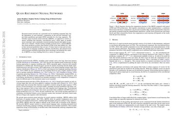 Quasi-Recurrent Neural Networks