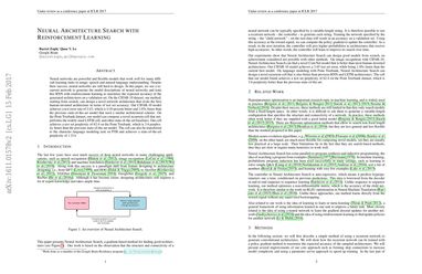 Neural Architecture Search with Reinforcement Learning