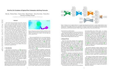 FlowNet 2.0: Evolution of Optical Flow Estimation with Deep Networks
