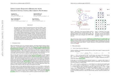 Structured Sequence Modeling with Graph Convolutional Recurrent Networks