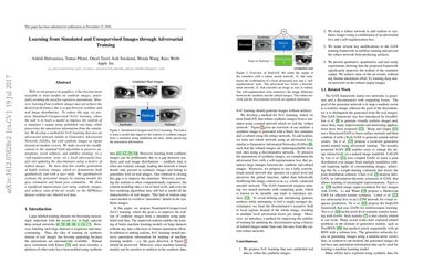 Learning from Simulated and Unsupervised Images through Adversarial Training