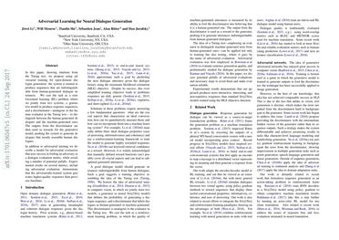 Adversarial Learning for Neural Dialogue Generation