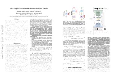 SEGAN: Speech Enhancement Generative Adversarial Network