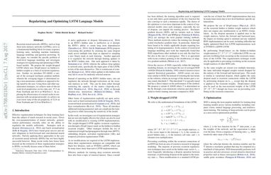 Regularizing and Optimizing LSTM Language Models