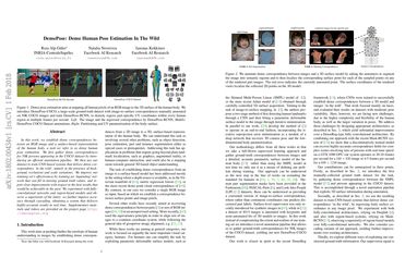 DensePose: Dense Human Pose Estimation In The Wild