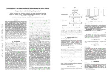 Attention-based End-to-End Models for Small-Footprint Keyword Spotting
