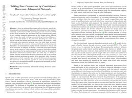 Talking Face Generation by Conditional Recurrent Adversarial Network