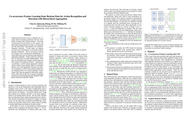 Co-occurrence Feature Learning from Skeleton Data for Action Recognition and Detection with Hierarchical Aggregation