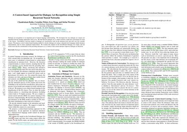 A Context-based Approach for Dialogue Act Recognition using Simple Recurrent Neural Networks