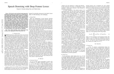 Speech Denoising with Deep Feature Losses