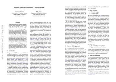 Targeted Syntactic Evaluation of Language Models