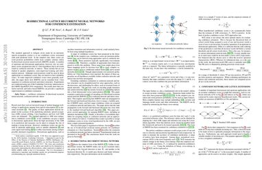 Bi-Directional Lattice Recurrent Neural Networks for Confidence Estimation