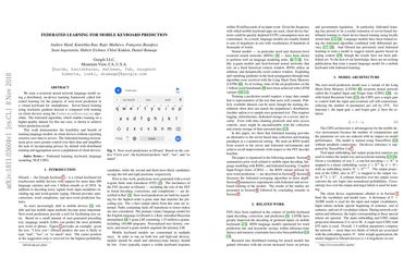 Federated Learning for Mobile Keyboard Prediction