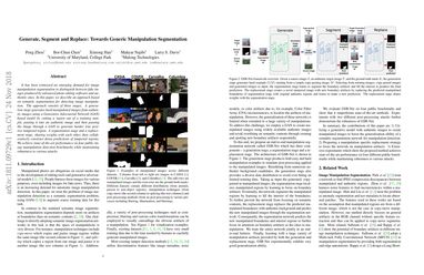 Generate, Segment and Refine: Towards Generic Manipulation Segmentation