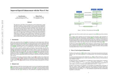 Improved Speech Enhancement with the Wave-U-Net