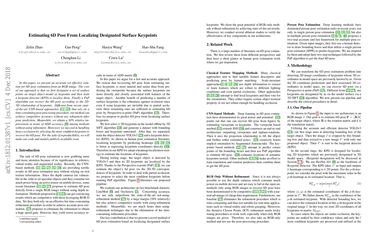 Estimating 6D Pose From Localizing Designated Surface Keypoints