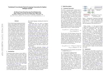 Variational Cross-domain Natural Language Generation for Spoken Dialogue Systems
