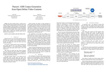 Pansori: ASR Corpus Generation from Open Online Video Contents