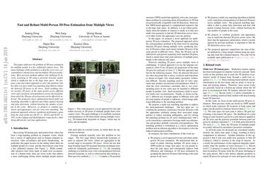 Fast and Robust Multi-Person 3D Pose Estimation from Multiple Views