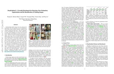 DeepFashion2: A Versatile Benchmark for Detection, Pose Estimation, Segmentation and Re-Identification of Clothing Images