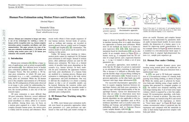 Human Pose Estimation using Motion Priors and Ensemble Models