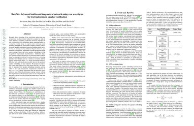 RawNet: Advanced end-to-end deep neural network using raw waveforms for text-independent speaker verification