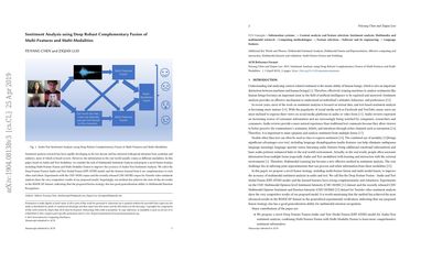 Complementary Fusion of Multi-Features and Multi-Modalities in Sentiment Analysis