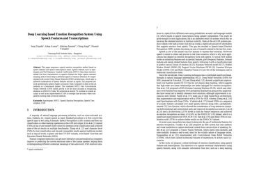 Deep Learning based Emotion Recognition System Using Speech Features and Transcriptions