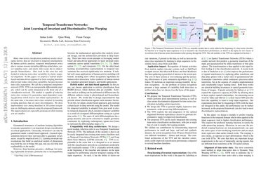 Temporal Transformer Networks: Joint Learning of Invariant and Discriminative Time Warping