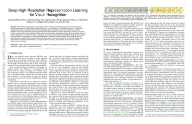 Deep High-Resolution Representation Learning for Visual Recognition