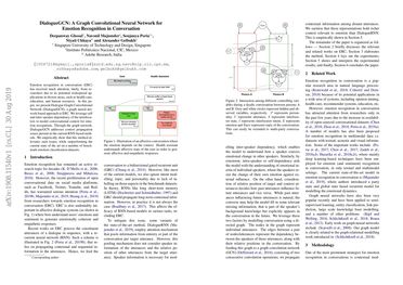 DialogueGCN: A Graph Convolutional Neural Network for Emotion Recognition in Conversation