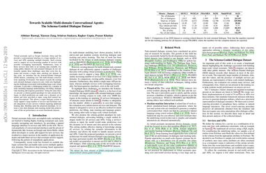 Towards Scalable Multi-domain Conversational Agents: The Schema-Guided Dialogue Dataset