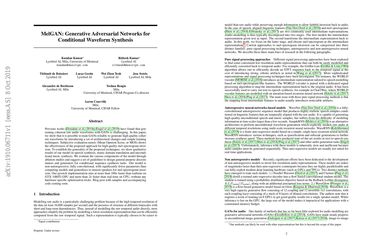MelGAN: Generative Adversarial Networks for Conditional Waveform Synthesis