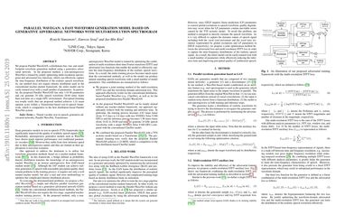 Parallel WaveGAN: A fast waveform generation model based on generative adversarial networks with multi-resolution spectrogram