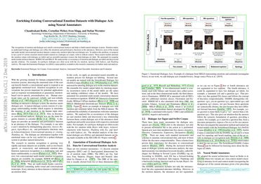 EDA: Enriching Emotional Dialogue Acts using an Ensemble of Neural Annotators