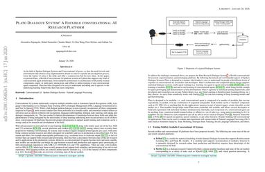Plato Dialogue System: A Flexible Conversational AI Research Platform