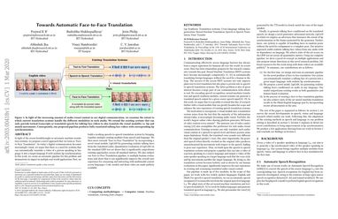Towards Automatic Face-to-Face Translation