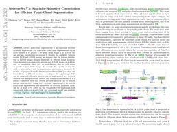 SqueezeSegV3: Spatially-Adaptive Convolution for Efficient Point-Cloud Segmentation