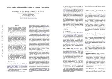MPNet: Masked and Permuted Pre-training for Language Understanding